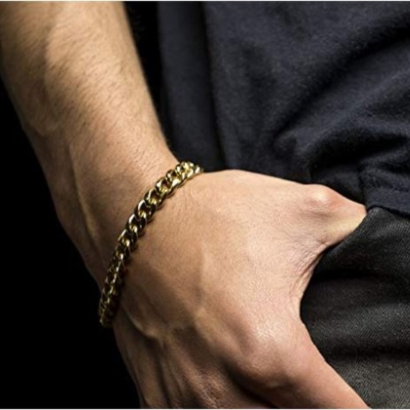 Other - 18K Gold Plated Cuban Link Bracelet